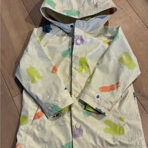Zara Kids neutral colored raincoat